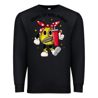 Black boujee softball mama Premium Sweatshirt - JahusDesignShop