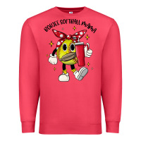 Cardinal boujee softball mama Premium Sweatshirt - JahusDesignShop