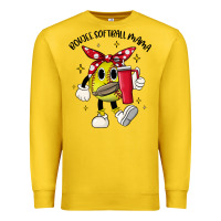 Lemon boujee softball mama Premium Sweatshirt - JahusDesignShop
