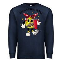 Navy boujee softball mama Premium Sweatshirt - JahusDesignShop