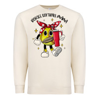Sandshell boujee softball mama Premium Sweatshirt - JahusDesignShop