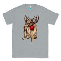 Heather Grey deer gnome Classic Tee - CowGirlArtShop