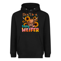 Black dont be a salty heifer Heavyweight Hoodie - JahusDesignShop