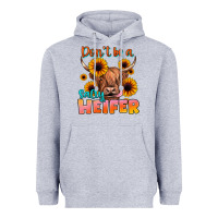 Heather Grey dont be a salty heifer Heavyweight Hoodie - JahusDesignShop