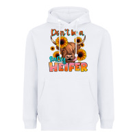 White dont be a salty heifer Heavyweight Hoodie - JahusDesignShop