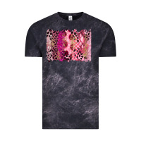 Cloud Black breast cancer brushstroke Vintage Tee - FaDigitalArtStudio