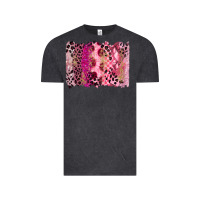 Vintage Black breast cancer brushstroke Vintage Tee - FaDigitalArtStudio