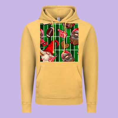 American Football Gnomes Vintage Hoodie Designed By Bundleandbundleshop