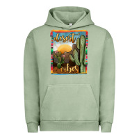 Pigment Oil Green desert vibes Urban Hoodie - JahusDesignShop