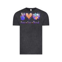 Vintage Black Peace Love Dental Vintage Tee - Jasminsmagicworld
