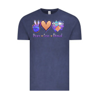 Vintage Denim Peace Love Dental Vintage Tee - Jasminsmagicworld