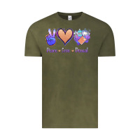 Vintage Olive Peace Love Dental Vintage Tee - Jasminsmagicworld