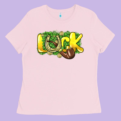 Love St. Patrick's Day Ladies Tee Designed By Howdyjamesfarm