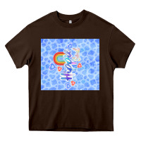 Chocolate Brown hippie soul Heavy Core Tee - TumblerDesignByShophia