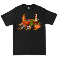 Black fall gnome truck Premium Tee - CowGirlArtShop