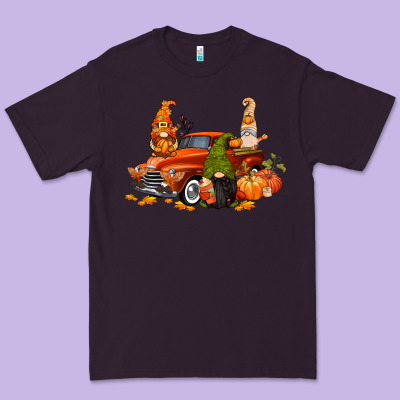 Fall Gnome Truck Premium Tee Designed By Cowgirlartshop