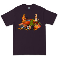 Plum fall gnome truck Premium Tee - CowGirlArtShop