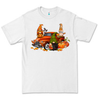 White fall gnome truck Premium Tee - CowGirlArtShop