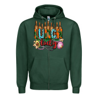 Sports Green lunch lady with onions Zipper Hoodie - AdoDesignShop