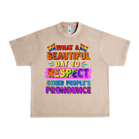 French Oak what a beautiful day to respect other people Urban Heavy Tee - FaDigitalArtStudio