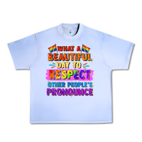Grape Ice what a beautiful day to respect other people Urban Heavy Tee - FaDigitalArtStudio