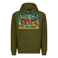 Army Green Cutest Pumpkins In The Patch Premium Hoodie - LillyAllenDesigns