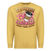 Antique Gold caffeine and kindness brewtiful blend Premium Sweatshirt - JahusDesignShop