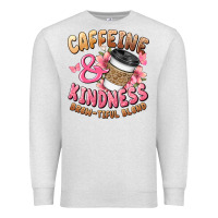 Oatmeal Heather caffeine and kindness brewtiful blend Premium Sweatshirt - JahusDesignShop