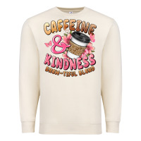 Sandshell caffeine and kindness brewtiful blend Premium Sweatshirt - JahusDesignShop