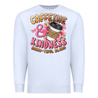 White caffeine and kindness brewtiful blend Premium Sweatshirt - JahusDesignShop