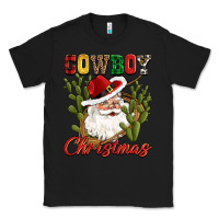 Black cowboy christmas western cactus Classic Tee - CowGirlArtShop