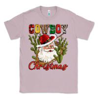 Lilac cowboy christmas western cactus Classic Tee - CowGirlArtShop