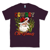 Plum cowboy christmas western cactus Classic Tee - CowGirlArtShop