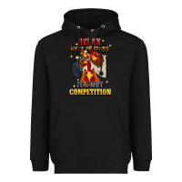 Black relax were all crazy its not competition Heavyweight Hoodie - JahusDesignShop
