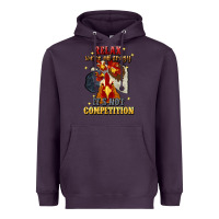 Plum relax were all crazy its not competition Heavyweight Hoodie - JahusDesignShop