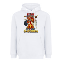 White relax were all crazy its not competition Heavyweight Hoodie - JahusDesignShop