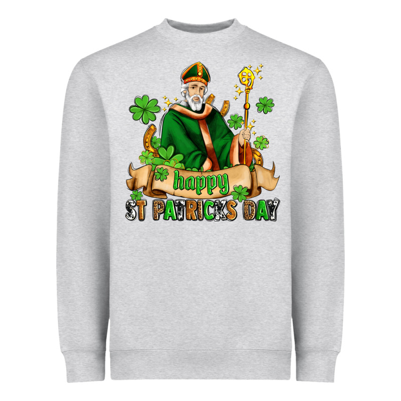 Happy St Patricks Day With St Patricks Heavyweight Sweatshirt by AdoDesignShop | Teevron