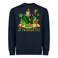 Navy happy st patricks day with st patricks Heavyweight Sweatshirt - AdoDesignShop
