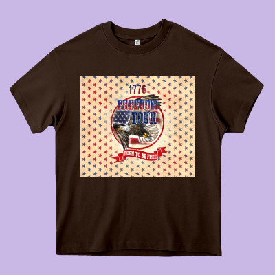 Freedom Tour Heavy Core Tee Designed By Tumblerdesignbyshophia