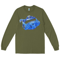 Army Green Chin Guard Fa Element 1 Long Sleeve Tee - FaDigitalArtStudio
