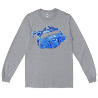 Heather Grey Chin Guard Fa Element 1 Long Sleeve Tee - FaDigitalArtStudio