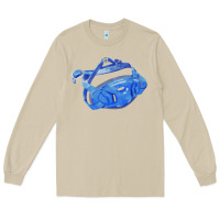 Mushroom Chin Guard Fa Element 1 Long Sleeve Tee - FaDigitalArtStudio