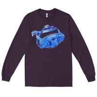 Plum Chin Guard Fa Element 1 Long Sleeve Tee - FaDigitalArtStudio
