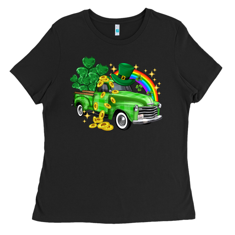 Western Truck St. Patrick's Day Ladies Tee by HowdyJamesFarm | Teevron