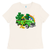 Bone western truck St. Patrick's Day Ladies Tee - HowdyJamesFarm