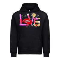 Black makeup artist t  shirt makeup artist love cosmetician fashion t  shirt Urban Hoodie - linhVisuals