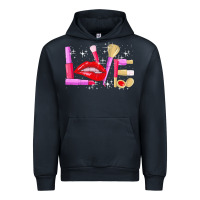 Navy makeup artist t  shirt makeup artist love cosmetician fashion t  shirt Urban Hoodie - linhVisuals