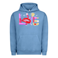 Pigment Pebble Blue makeup artist t  shirt makeup artist love cosmetician fashion t  shirt Urban Hoodie - linhVisuals