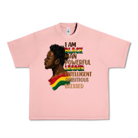 Salmon I am black man Urban Heavy Tee - FaDigitalArtStudio