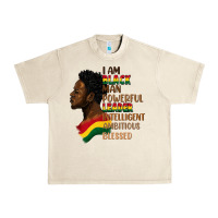 Sandshell I am black man Urban Heavy Tee - FaDigitalArtStudio